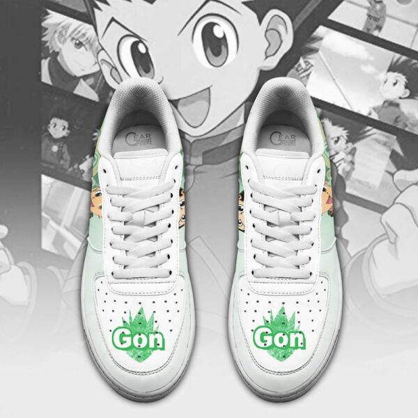 Baskets Air Force 1 Gon Freecss – Hunter x Hunter – Chaussures d’anime 2 – Image 2