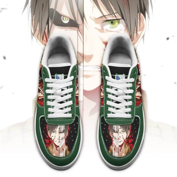 Baskets Air Force 1 Eren Yeager – L’Attaque des Titans – Image 2