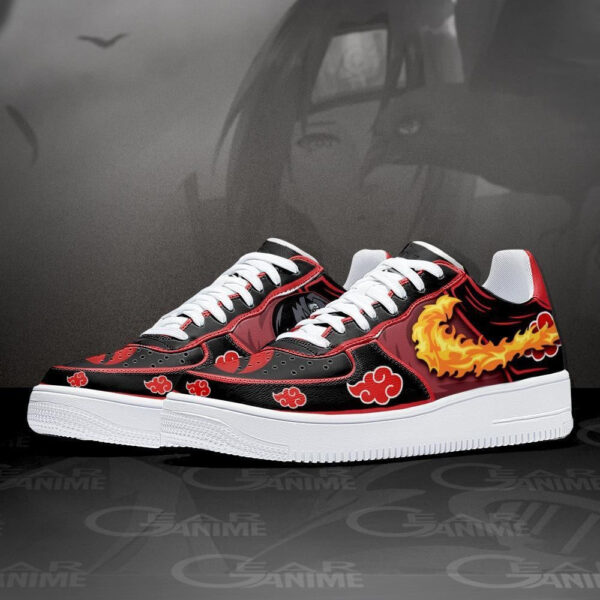 Baskets Air Force 1 Itachi – Jutsu boule de feu - Baskets Naruto – Image 2