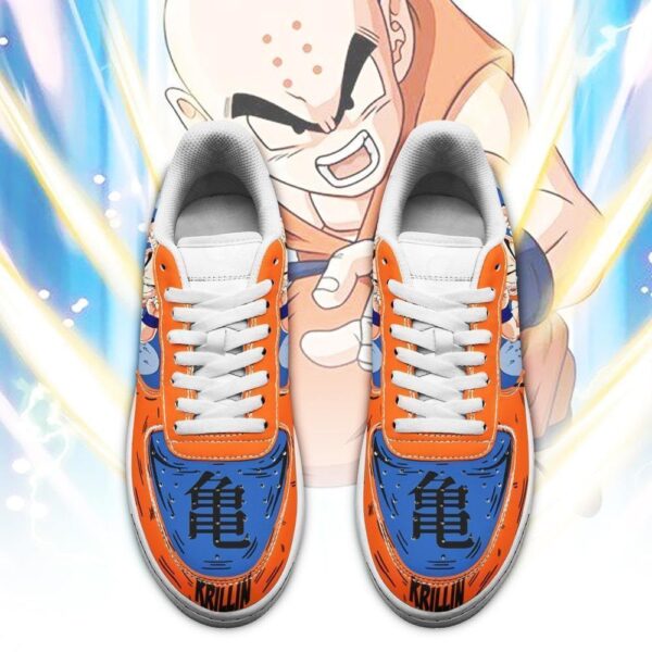 Baskets Air Force 1 Krillin – Dragon Ball – Cadeau pour fans – Image 2