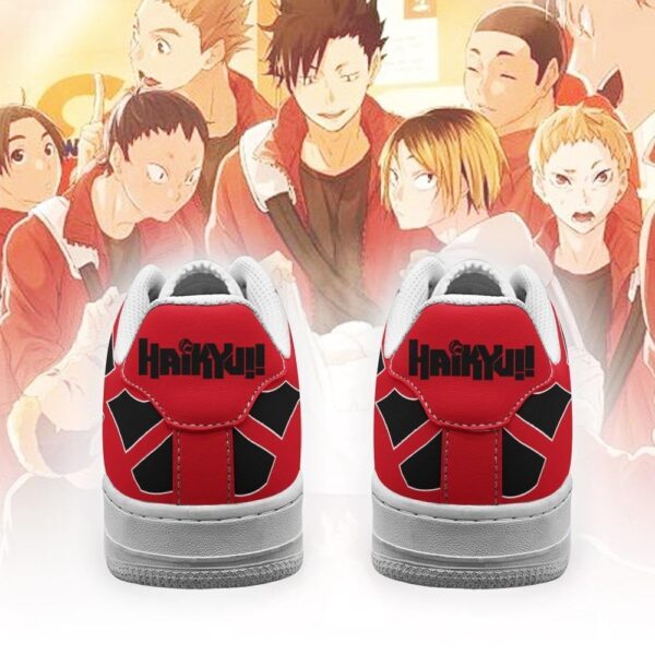 Baskets Air Force 1 Haikyuu!! Nekoma – Uniforme scolaire – Image 3