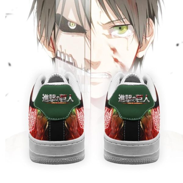 Baskets Air Force 1 Eren Yeager – L’Attaque des Titans – Image 3