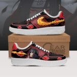 Baskets Air Force 1 Itachi – Jutsu boule de feu – Baskets Naruto