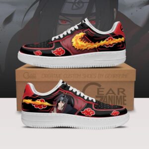 Baskets Air Force 1 Itachi – Jutsu boule de feu - Baskets Naruto