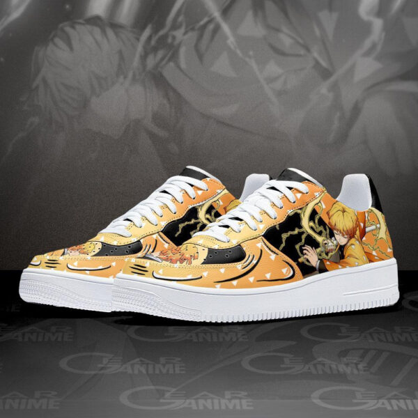 Baskets Air Force 1 Zenitsu Agatsuma – Demon Slayer – Image 2
