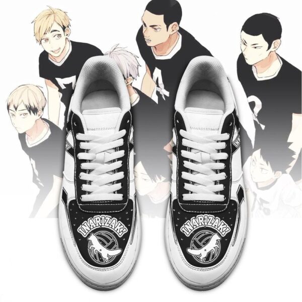 Baskets Air Force 1 Haikyuu!! Inarizaki – Uniforme scolaire – Image 2