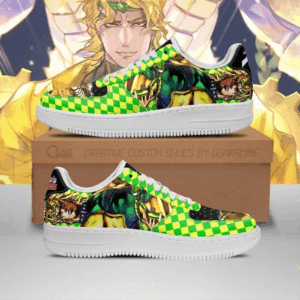Baskets Air Force 1 Dio Brando – JoJo’s Bizarre Adventure – Cadeau fans