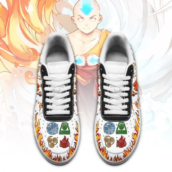 Baskets Air Force 1 Avatar Aang – Les 4 nations – Image 2