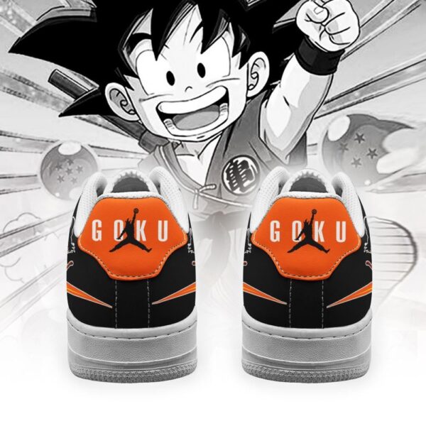 Baskets Air Force 1 Goku sur Kinto-Un – Dragon Ball – Style animé – Image 4