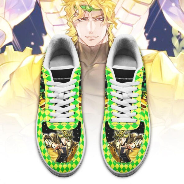 Baskets Air Force 1 Dio Brando – JoJo’s Bizarre Adventure – Cadeau fans – Image 2