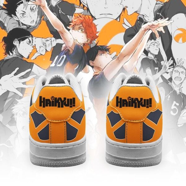 Baskets Air Force 1 Haikyuu!! Karasuno – Uniforme scolaire – Image 3