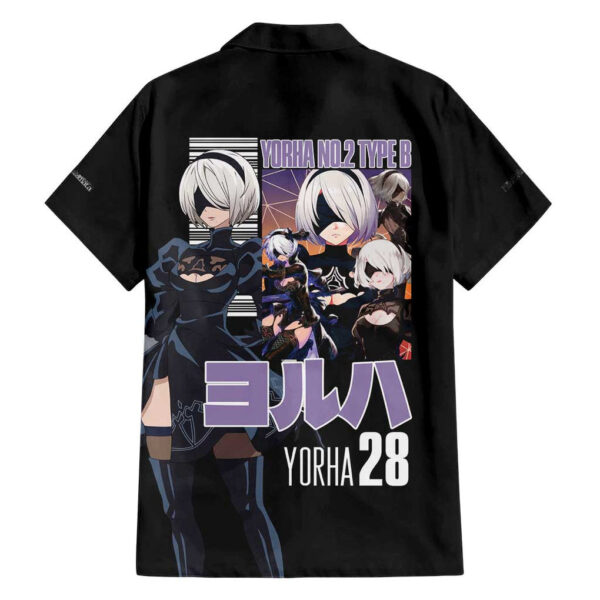 Chemise hawaïenne 2B - NieR:Automata - Maison Otaku – Image 2