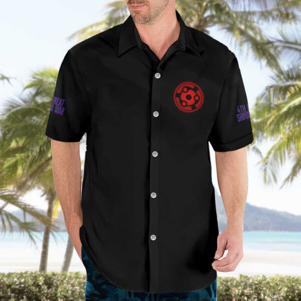 Chemise hawaïenne 4e Grande Guerre Ninja - Naruto Shippuden - Maison Otaku – Image 3