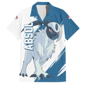 Chemise hawaïenne Absol - Pokémon - Maison Otaku