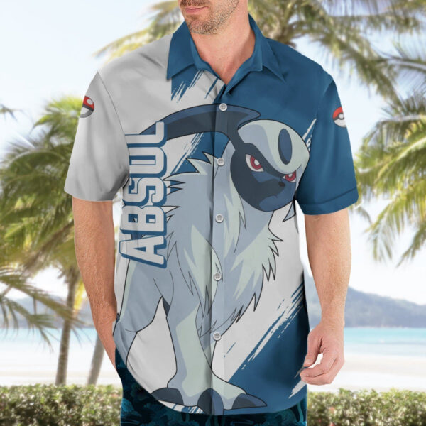 Chemise hawaïenne Absol - Pokémon - Maison Otaku – Image 3