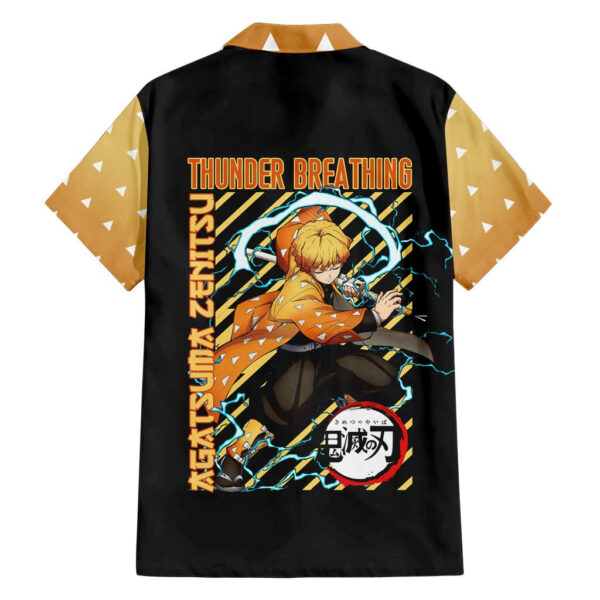 Chemise hawaïenne Zenitsu Agatsuma - Demon Slayer - Maison Otaku – Image 2