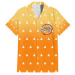 Chemise hawaïenne Zenitsu avec haori – Demon Slayer – Maison Otaku