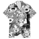 Chemise hawaïenne collage Ahegao – Manga – Maison Otaku