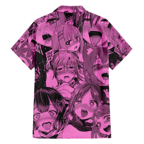 Chemise hawaïenne Ahegao - style manga - Maison Otaku – Image 2