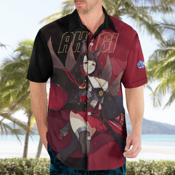 Chemise hawaïenne Akagi - Azur Lane - Maison Otaku – Image 3