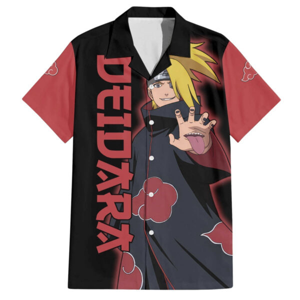 Chemise hawaïenne Deidara - Akatsuki - Naruto - Maison Otaku