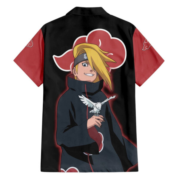 Chemise hawaïenne Deidara - Akatsuki - Naruto - Maison Otaku – Image 2