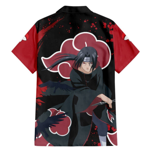 Chemise hawaïenne Itachi Uchiwa - Akatsuki - Naruto - Maison Otaku – Image 2