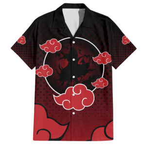 Chemise hawaïenne Itachi Uchiwa - Naruto - Maison Otaku