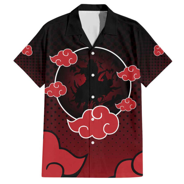 Chemise hawaïenne Itachi Uchiwa - Naruto - Maison Otaku