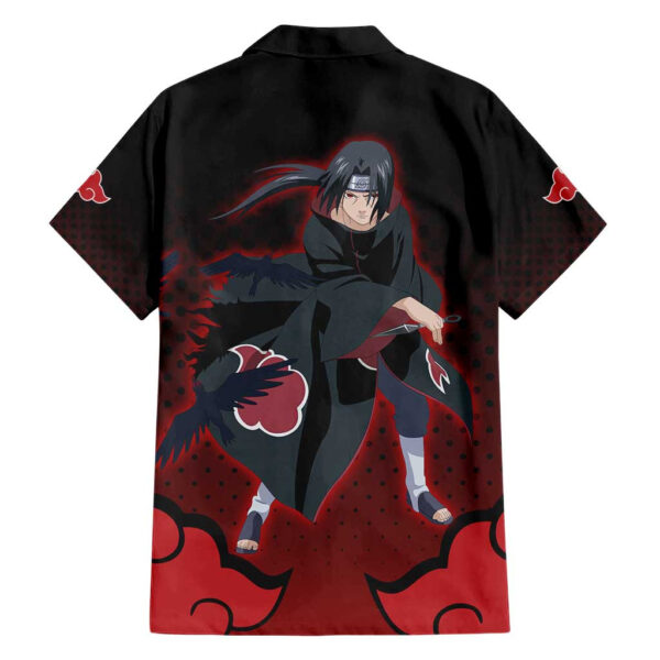 Chemise hawaïenne Itachi Uchiwa - Naruto - Maison Otaku – Image 2