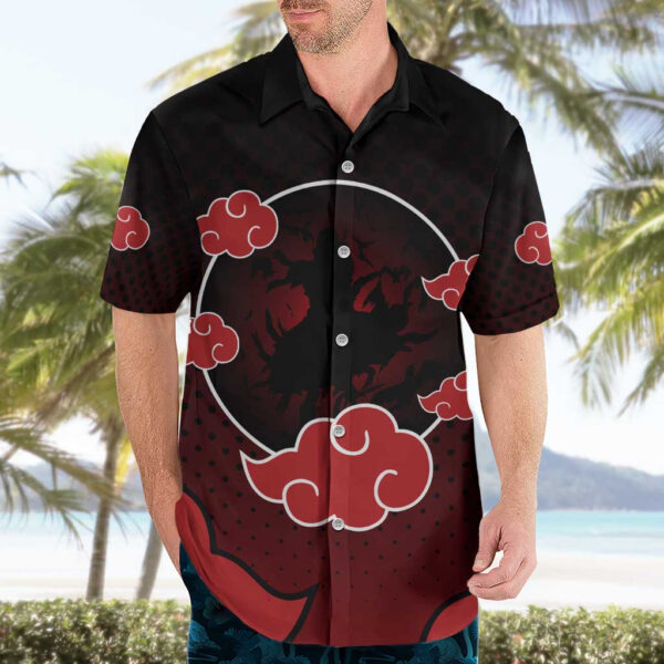 Chemise hawaïenne Itachi Uchiwa - Naruto - Maison Otaku – Image 3