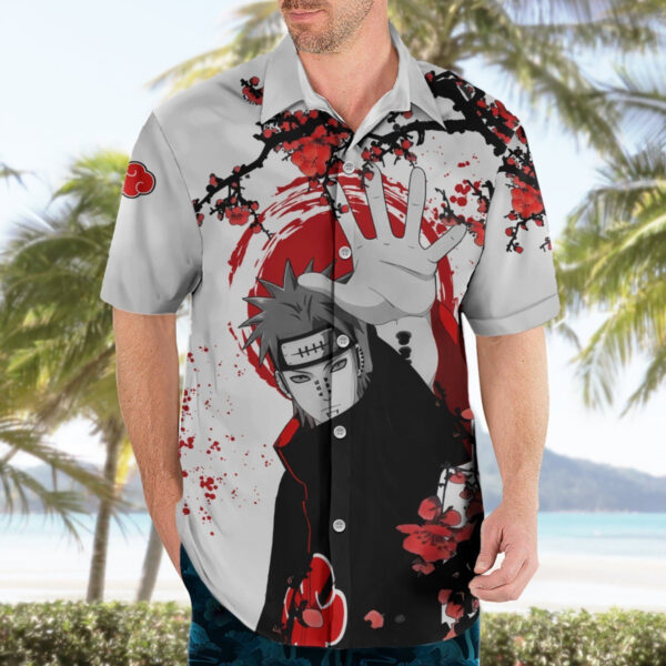 Chemise hawaïenne Pain - Akatsuki - style japonais - Maison Otaku – Image 3