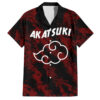 Chemise hawaïenne Pain - Akatsuki - motif tie & dye - Maison Otaku