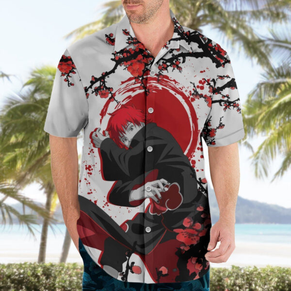Chemise hawaïenne Sasori - Akatsuki - style japonais - Maison Otaku – Image 3