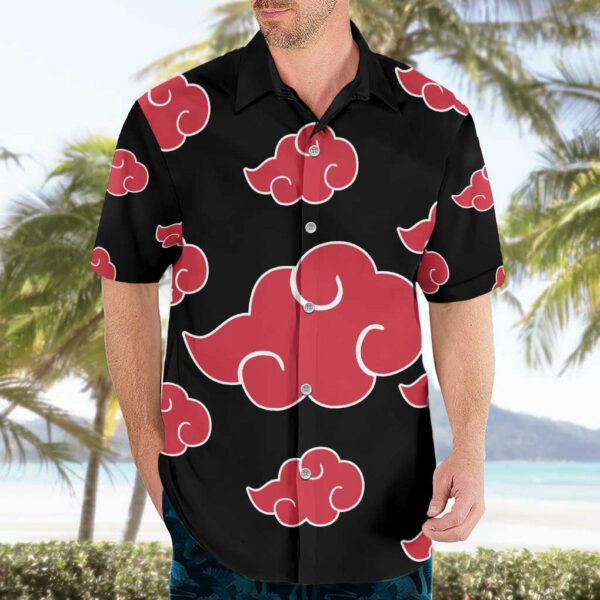 Chemise hawaïenne uniforme Akatsuki - Naruto - Maison Otaku – Image 3