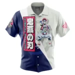 Chemise hawaïenne Akaza Demon Slayer – Maison Otaku