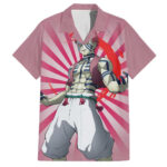Chemise hawaïenne Akaza – Demon Slayer – Maison Otaku