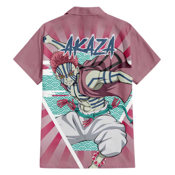 Chemise hawaïenne Akaza - Demon Slayer - Maison Otaku – Image 2