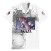 Chemise hawaïenne Akaza - Kimetsu no Yaiba - art nippon - Maison Otaku