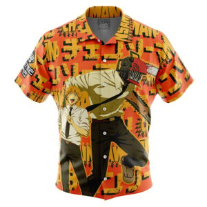 Chemise hawaïenne Denji Chainsaw Man - Maison Otaku