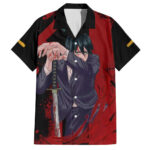 Chemise hawaïenne Aki Hayakawa – anime Chainsaw Man – Maison Otaku