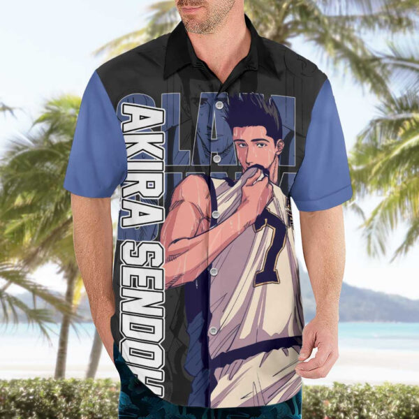 Chemise hawaïenne Sendoh Akira - Slam Dunk - Maison Otaku – Image 3