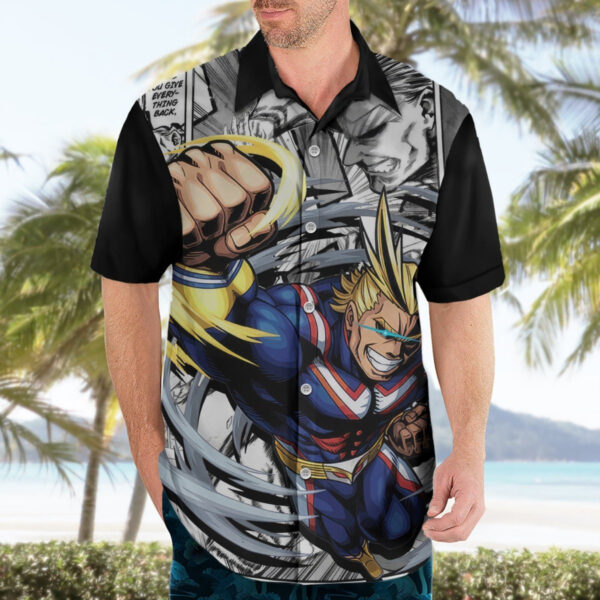 Chemise hawaïenne All Might - My Hero Academia - Maison Otaku – Image 3