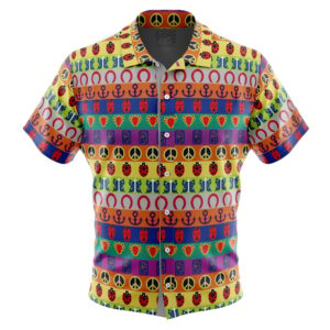 Chemise hawaïenne Motifs complets JoJo’s Bizarre Adventure - Maison Otaku