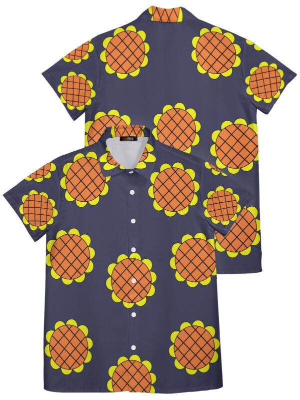 Chemise hawaïenne Aloha Dressrosa – Chapeau de paille - Maison Otaku