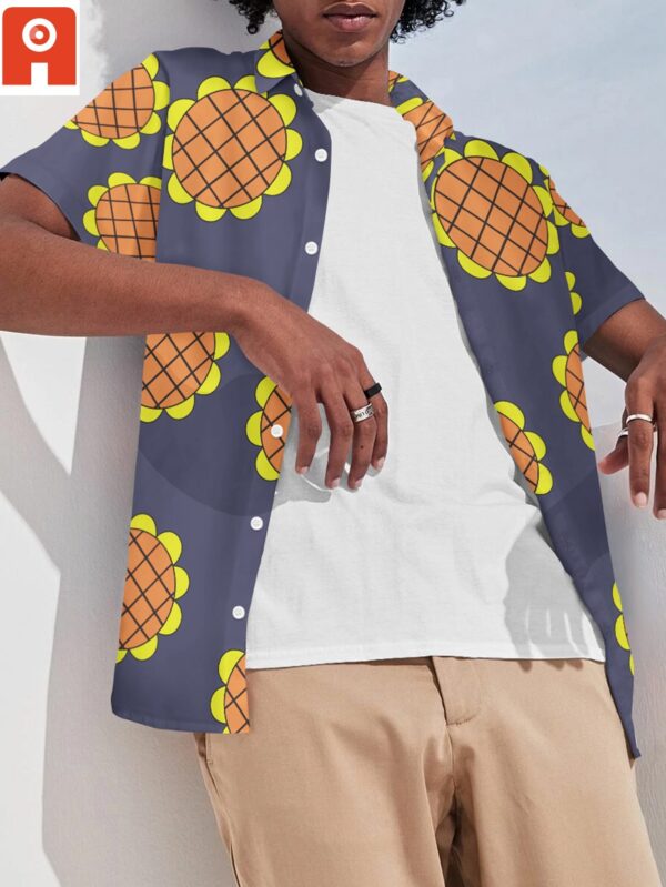 Chemise hawaïenne Aloha Dressrosa – Chapeau de paille - Maison Otaku – Image 3