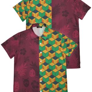 Chemise hawaïenne emblème Giyu Aloha - Maison Otaku