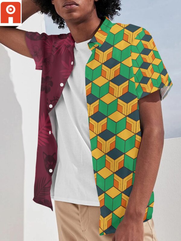 Chemise hawaïenne emblème Giyu Aloha - Maison Otaku – Image 2
