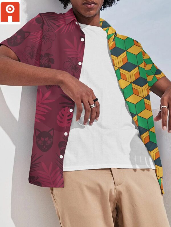 Chemise hawaïenne emblème Giyu Aloha - Maison Otaku – Image 3