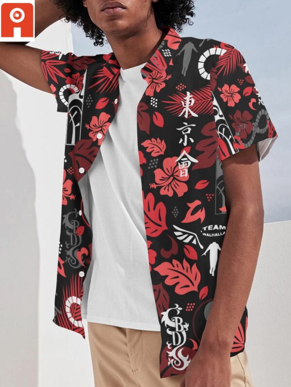 Chemise hawaïenne emblème Manjikai Aloha - Maison Otaku – Image 2